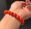 力匠原礦保山南紅手串男磨砂錦紅滿(mǎn)肉柿子紅瑪瑙手鏈女啞光圓珠 啞光滿(mǎn)肉保山南紅10mm【配證書(shū)】 曬單實(shí)拍圖