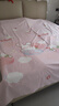 羅萊兒童（luolaikids）A類(lèi)100%純棉床上四件套女孩全棉被套床單床上用品1.5米床200*230 曬單實(shí)拍圖