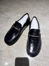 維絲圖西品牌豆豆鞋男潮流時(shí)尚真皮透氣一腳蹬平底舒適日常休閑樂(lè )福鞋男 黑色 38 曬單實(shí)拍圖