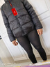 皮爾卡丹羽絨服女冬季短款2025新款韓版白鴨絨小個(gè)子顯瘦氣質(zhì)母親保暖外套 黑色 2XL 建議130-145斤 曬單實(shí)拍圖