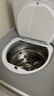 美的（Midea）2.5KG迷你波輪洗衣機全自動(dòng) MNB25V50E 二級能效 內衣洗衣機小型嬰兒 95℃除菌螨 銀離子除菌 曬單實(shí)拍圖