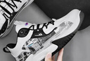 回力男鞋籃球鞋2025秋冬季新款男士高幫運動(dòng)跑步鞋休閑鞋子 白黑 42 曬單實(shí)拍圖