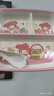 五和（WUHE）寶寶餐盤(pán)吃飯專(zhuān)用自主進(jìn)食家用三麗鷗可愛(ài)早餐盤(pán)兒童分格餐盤(pán) 美樂(lè )蒂-三格盤(pán)（贈勺子） 曬單實(shí)拍圖