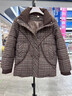 梵花秀（fanhuaxiu）中年媽媽羽絨服冬季大碼格子外套中長(cháng)款中老年女秋冬洋氣保暖上衣 咖色 （新國標白鴨絨） 2XL 建議穿131-145斤 曬單實(shí)拍圖