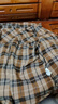 小象漢姆童裝男童襯衫長(cháng)袖兒童格子襯衣連帽可拆春裝洋氣 咖格 130 cm 曬單實(shí)拍圖