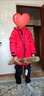 G.duck小黃鴨兒童羽絨服男款中小童男寶寶加厚冬季外套中長(cháng)款派克服童裝 紅 +本色毛領(lǐng) 120 cm 曬單實(shí)拍圖