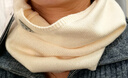 啄木鳥(niǎo)（TUCANO）羊毛保暖圍脖女士秋冬季戶(hù)外騎行護頸防寒脖套圍巾防風(fēng)遮臉面罩女 曬單實(shí)拍圖
