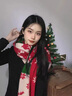 CHALL KITTY圍巾女秋冬季小鹿保暖圍脖午休護頸三八女神節生日禮物送女友老婆 雪花麋鹿-生日圣誕節禮物高檔實(shí)用送女生老婆 曬單實(shí)拍圖