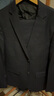 羅蒙西服套裝男士修身職業(yè)正裝西裝套裝商務(wù)伴郎服新郎服結婚禮服男裝 曬單實(shí)拍圖