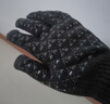 卡爾美（KELME）騎行手套男毛線(xiàn)手套冬季保暖手套防寒觸屏手套跑步運動(dòng)訓練 黑色  曬單實(shí)拍圖