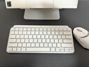 羅技（Logitech）大師系列 MX Keys Mini 簡(jiǎn)約無(wú)線(xiàn)藍牙 高端辦公鍵盤(pán) 智能鍵盤(pán) 背光時(shí)尚 超薄便攜 淺灰色 曬單實(shí)拍圖