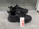 雙星八特男鞋運動(dòng)鞋秋冬季新款加絨棉鞋皮面防雨水跑步鞋大碼休閑鞋子男款 黑色 【皮面】 41 曬單實(shí)拍圖
