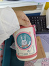 兒童保溫杯吸管水杯316不銹鋼寶寶運動(dòng)水瓶幼兒園男女小學(xué)生杯子 粉色暖暖兔380ml-吸管款/禮盒裝/帶杯套 曬單實(shí)拍圖
