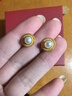 萃華足金999黃金珍珠耳釘時(shí)尚百搭女耳飾送女朋友老婆生日紀念日禮物 金重約3.5g【活動(dòng)品不支持七天無(wú)理由退貨】 曬單實(shí)拍圖
