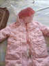 G.duck兒童亮面免洗女童中長(cháng)款羽絨服加厚中大童女孩洋氣新款冬季外套 香芋紫 120 cm 曬單實(shí)拍圖