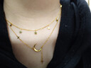 周六福星河5G工藝黃金項鏈女新年生日禮物計價(jià)A0610835 約2.98g 37+5cm  曬單實(shí)拍圖