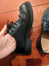 紅蜻蜓樂(lè )福鞋女秋季新款女鞋一腳蹬黑色單鞋復古小皮鞋WTB35110 黑色 37 曬單實(shí)拍圖