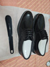 百麗男鞋布洛克商務(wù)真牛皮鞋25秋通勤增高厚底正裝鞋A2065CM5 黑色 42 曬單實(shí)拍圖