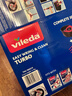 微力達（Vileda）旋轉拖把124cm桿長(cháng)2拖布雙效纖維拖布家用一拖凈免手洗帶桶三角拖 曬單實(shí)拍圖