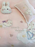 女孩兔子冬季牛奶絨四件套加厚珊瑚絨被套兒童少女公主風(fēng)床單床品 牛奶絨-小兔天使-粉-送抱枕 1.8m 床單款 （被套200*230cm） 曬單實(shí)拍圖