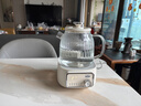美的（Midea）花漾0膠水全玻璃養生壺 多功能煮茶壺 母嬰燒水壺 恒溫電熱水壺 全自動(dòng)一體煮茶器1.2L YS12B302J 曬單實(shí)拍圖