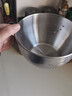 國風(fēng)打蛋碗304不銹鋼打雞蛋專(zhuān)用碗廚房烘焙碗帶刻度調料碗料理碗家用 【304不銹鋼】烘焙碗大號+手持網(wǎng)篩 曬單實(shí)拍圖