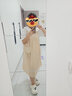戀的背帶連衣裙夏季2024新款長(zhǎng)裙學(xué)生少女高中初中生女生衣服裙子夏天 襯衣+卡其色吊帶裙 均碼（可備注碼數(shù)） 曬單實(shí)拍圖