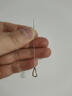 BJYLS999純銀水滴耳線(xiàn)女足銀耳釘氣質(zhì)長(cháng)款耳環(huán)新款時(shí)尚流蘇耳墜養耳洞 通體s999足銀水滴耳線(xiàn) 曬單實(shí)拍圖