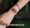 丹尼爾惠靈頓（DanielWellington）DW女士手表小綠表時(shí)尚歐美表經(jīng)典復古小方表生日禮物DW445 曬單實(shí)拍圖