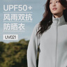 蕉下（beneunder）外套女防曬衣防曬服防風(fēng)曬立領(lǐng)防紫外線(xiàn)戶(hù)外UV021瑜伽跑步 曬單實(shí)拍圖