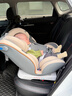 貝倍適（BAYBETSS）兒童安全座椅汽車(chē)用0-4-12歲寶寶360度旋轉嬰兒車(chē)載坐椅ISOFIX 米灰色【遮陽(yáng)棚+上拉帶+側保護】 曬單實(shí)拍圖