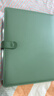 四季年華加厚皮面家庭證件收納包資料活頁(yè)a4b5收納冊證書(shū)票據檔案孕婦寶寶孕檢產(chǎn)檢孕期檔案冊文件夾保護套 莫蘭迪綠/42內頁(yè)-A4/B5/A5拉邊袋+6卡袋 曬單實(shí)拍圖