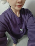 曼利鳥(niǎo)春秋一米五小個(gè)子穿搭一整套高級感衛衣運動(dòng)套裝女加絨加厚兩件套 紫色套裝（加絨） L 110-125斤 曬單實(shí)拍圖