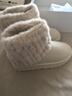 FOX.G雪地靴短筒女鞋秋冬棉鞋靴子短靴鞋子女靴2025新款洋氣加絨毛毛鞋 短筒毛絨雪地靴米色 37 曬單實(shí)拍圖