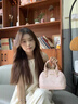chongsukei小&ck女包小眾時(shí)尚感粉色貝殼包女2025新款手提斜挎包 粉色 需要禮盒包裝請備注 曬單實(shí)拍圖
