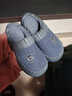 雷姆汀冬季男士新款棉拖鞋特大碼室內家居家用厚底加絨加厚保暖防滑冬天 藏青色(拖鞋) 38-39 曬單實(shí)拍圖