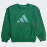 阿迪達斯（adidas）童裝25秋季兒童圓領(lǐng)衛衣簡(jiǎn)約拓印風(fēng)男童棉質(zhì)女中大童套頭衫KS0645 曬單實(shí)拍圖