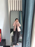 POLOWALK搖粒絨外套女式外套2025秋季新品簡(jiǎn)系立領(lǐng)修身顯瘦加絨女裝 淺粉 XL 曬單實(shí)拍圖