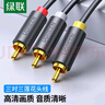 綠聯(lián) 3RCA三蓮花AV音頻線(xiàn)三對三 電視音視頻連接線(xiàn)  3對3高清線(xiàn)紅白黃視頻線(xiàn)戶(hù)通轉接線(xiàn) 1.5米 曬單實(shí)拍圖