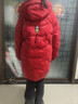 皮爾卡丹（pierre cardin）2025新款免洗兒童羽絨服女童中大童中長(cháng)款韓版女孩加厚大童外套冬 紅色【尺碼偏大按照身高拍】 160 cm 曬單實(shí)拍圖