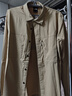 北面（The North Face）長(cháng)袖襯衫男LIGHTRANGE除菌輕速防曬速干戶(hù)外休閑運動(dòng)襯衫|8DFZ LK5/石褐棕 L /175 曬單實(shí)拍圖