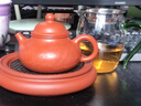 樂(lè )宏駿潮汕紫砂茶盤(pán)壺承儲水式干泡臺瀝水茶壺墊底座托碟養壺功夫茶具 小號朱泥蓄水壺承+絲瓜墊 曬單實(shí)拍圖