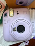 富士（FUJIFILM）拍立得mini12/11/se/41/evo一次成像相機 即拍即得相紙wide400/SQ1 Mini12 鳶尾紫（特價(jià)微瑕） 官方標配 曬單實(shí)拍圖