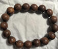 普陀山金絲檀木手串男士木質(zhì)手鏈佛珠檀香盤(pán)玩男士情侶生日禮物 12mm 曬單實(shí)拍圖