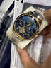 勞力士王子瑞士新款手表陀飛輪機械表鏤空夜光防水名牌進(jìn)口時(shí)尚商務(wù)專(zhuān)用男表 R3238-間金藍面鋼帶款 42mm 曬單實(shí)拍圖