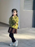 艾卡諾 I.KARNOW女童秋冬毛衣套裝2025新款兒童冬裝連衣裙加厚女大童裙子森系穿搭 6182咖色+19766綠色 120 曬單實(shí)拍圖