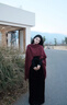 啄木鳥(niǎo)趙露思同款駝色披肩女外搭2025新款感純色流蘇空調房斗篷披風(fēng)禮物 安可拉紅 曬單實(shí)拍圖