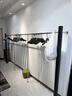 服裝店陳列架上墻壁掛式童裝掛衣架貨架女裝店鋪不銹鋼展示架 黑色 款式一長(cháng)300高160 曬單實(shí)拍圖