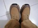 木林森（MULINSEN）品牌男鞋2025秋冬新款真皮舒適運動(dòng)跑步鞋男士透氣百搭休閑鞋子男 卡其 39 曬單實(shí)拍圖