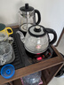 金灶（KAMJOVE）全自動(dòng)上水茶臺燒水壺燒水煮茶一體機 燒水保溫一體全自動(dòng)恒溫電熱水壺噴淋式玻璃煮茶壺 FA-9A 1L 曬單實(shí)拍圖